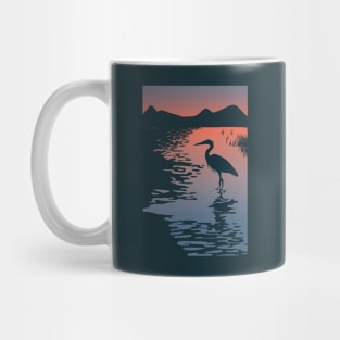 Meditation on the Heron Mug